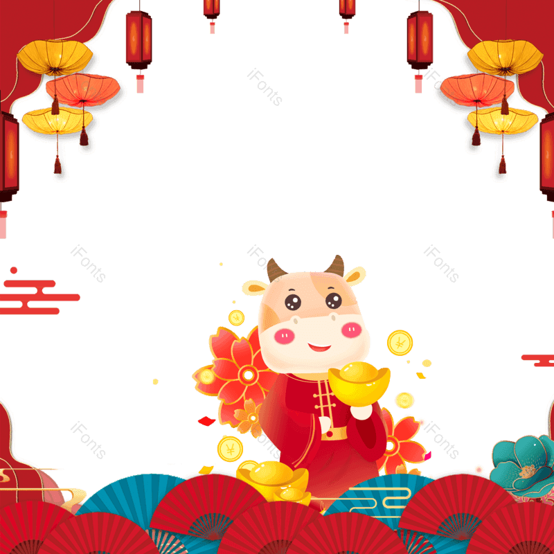 春节图片,插画元素,过年PNG,灯笼免抠素材